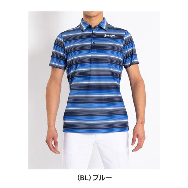 スリクソン 松山英樹 プロ グラデーションボーダーシャツ スリクソン Zシリーズ SRIXON 松山英樹プロモデルグラデーション