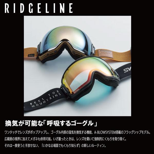 新作マット・カーペット スキー スノーボード ゴーグル 22-23 SWANS スワンズ RIDGELINE リッジライン アイスミラー×ウルトラライトパープル調光 22-23-GG-SWS 【U2333474498】(12990円)