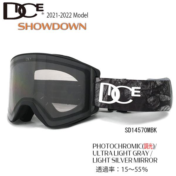 スキー スノーボード ゴーグル 21 22 Dice 内祝い ダイス Mbk 調光 Ultraライトグレイ ライトシルバーミラー 350円 21 22 Gg Dic19 ショウダウン Showdown