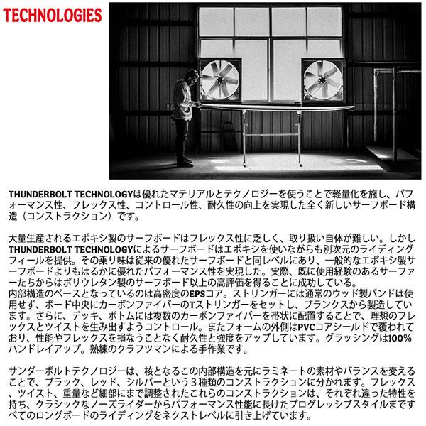 サンダーボルト ロングボード THUNDERBOLT MAGOJAM 9’4” CONSTRACTION/SILVER SINGLE BOX KAI SALLAS カイサラス マンゴージャム