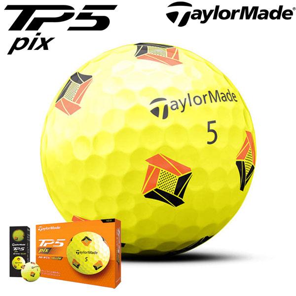 テーラーメイド TaylorMade TP5 PIX YELLOW 1DS ゴルフ ボール | TaylorMade | 01