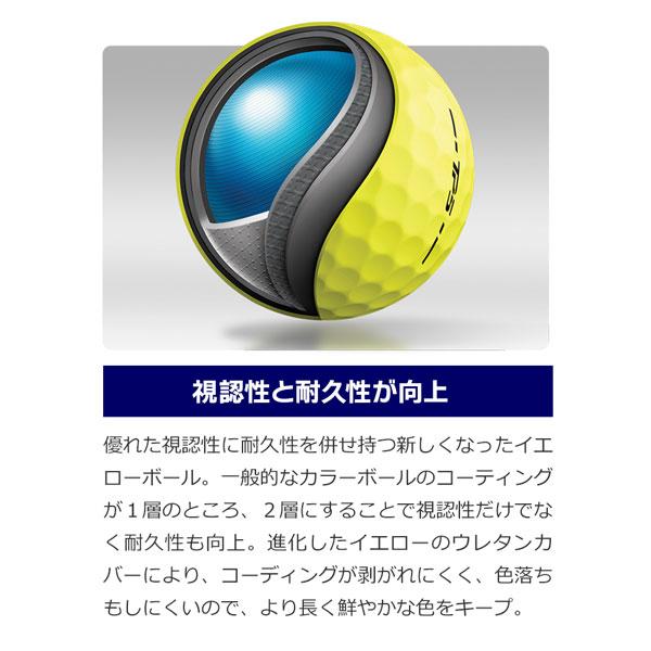 テーラーメイド TaylorMade TP5 PIX YELLOW 1DS ゴルフ ボール | TaylorMade | 07