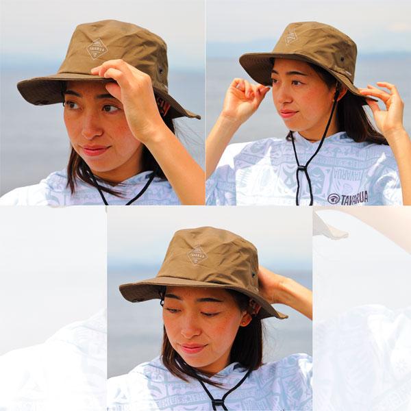 サーフハット タバルア TAVARUA WATER PROOF UV SURF HAT FREE（59ｃｍ） ウォータープルーフ UV ハット TM2005 | TAVARUA | 15