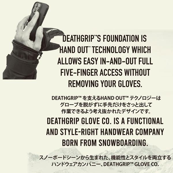 スノーボード 手袋 24-25 DEATHGRIP GLOVE デスグリップ BALDFACE 