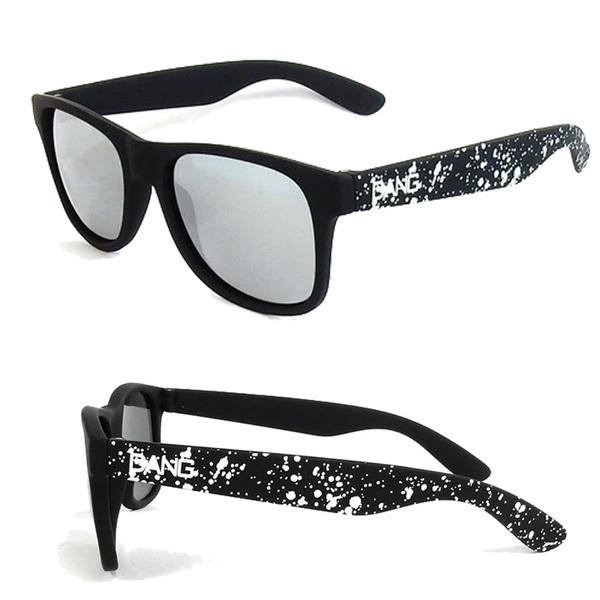 サングラス ファッション スポーツ DANG SHADE ダンシェイズ LOCO BLACK WITH WHITE SPLASH X CHROME MIRROR POLARIZED ロコ | シブキ | 01