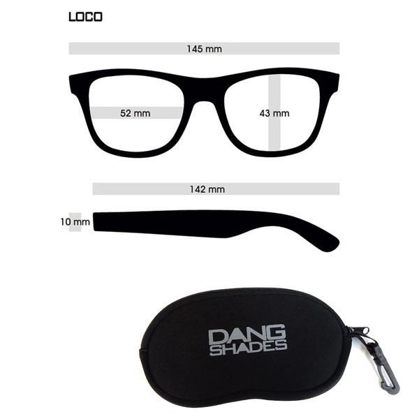 サングラス ファッション スポーツ DANG SHADE ダンシェイズ LOCO BLACK WITH WHITE SPLASH X CHROME MIRROR POLARIZED ロコ | シブキ | 02