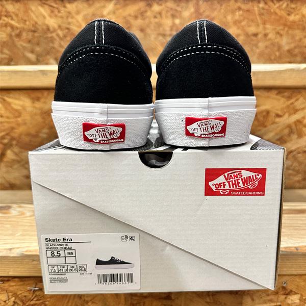 VANS（ヴァンズ） バンズ スケートエラ VANS SKATE ERA BLACK/WHITE