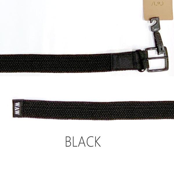 未開封.未使用W nylon belt ベルト OVY W double nylon belt ovyダブルナイロンベルト ブラック - メルカリ