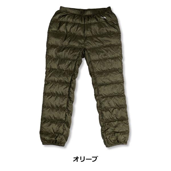 プロモンテ PUROMONTE ダウンパンツ70 ブラック オリーブ 防寒 羽毛 ダウン | PUROMONTE | 03