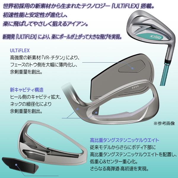 XXIO ゼクシオ14 レディース ティールミント アイアンセット 5本セット 