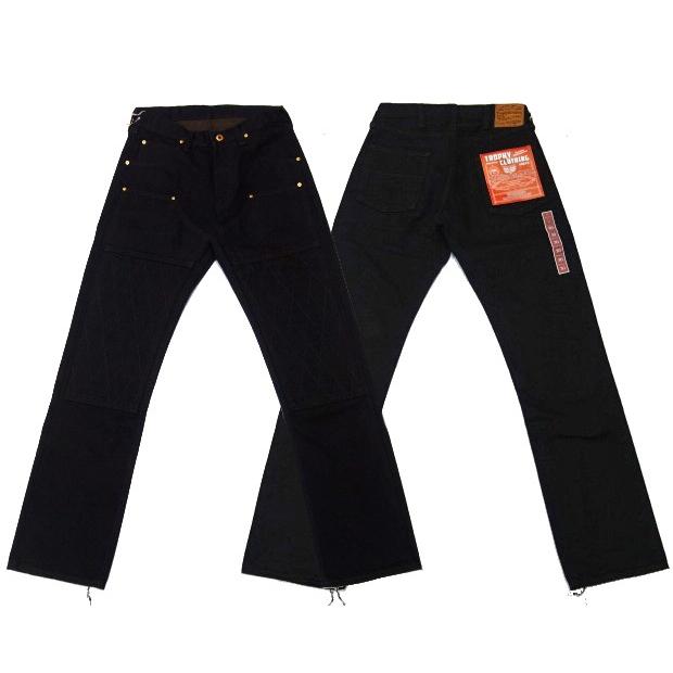 TROPHY CLOTHING トロフィークロージング　ジーンズ　1908 W KNEE NARROW BLACKIE DENIM