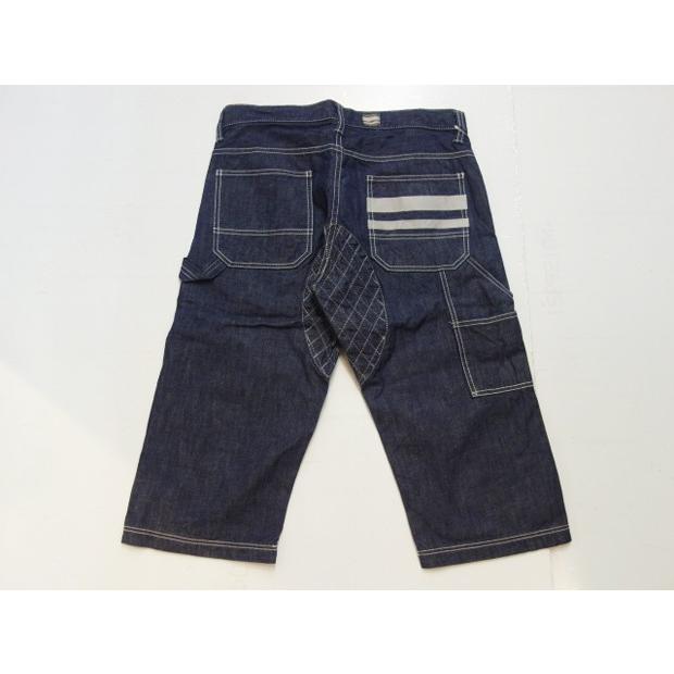 【桃太郎ジーンズ】ダブルヒップクロップドワークパンツ P128RP 出陣レーベル 桃太郎ジーンズ 【P128-RP】10.5ozデニム・リフレクター