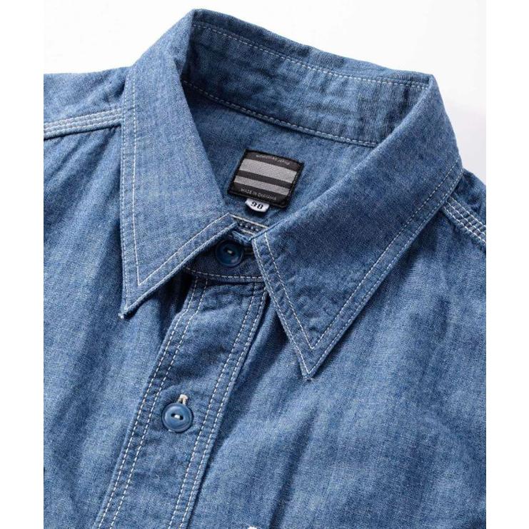 桃太郎ジーンズ（MOMOTARO JEANS） MS044/5ozシャンブレーワークシャツ