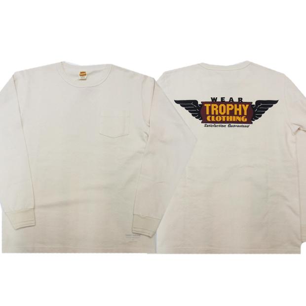TROPHY CLOTHING トロフィークロージング ロンT Wing Logo OD L