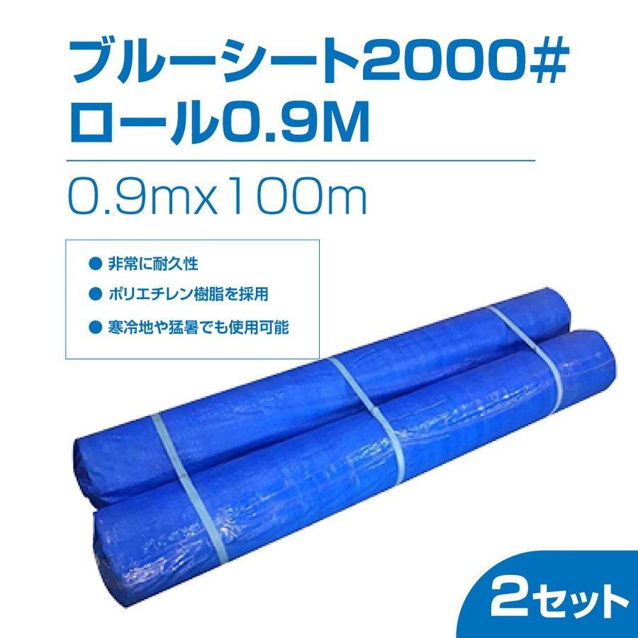 店舗や値段セール 2セット ブルーシート 1枚 実寸約0 9ｍｘ100ｍ 防水 花見 台風対策 養生 レジャー アウトドア 雨よけ 運動会に Bs 0 2set 超ポイントバック祭 116 By