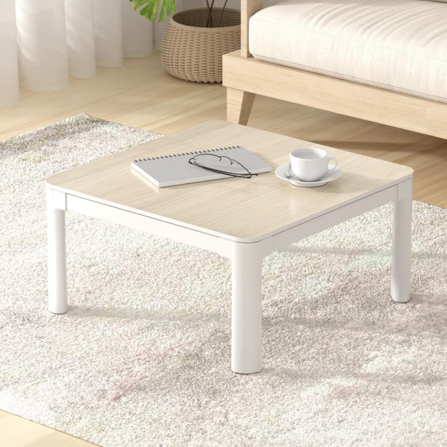 【新品・未使用】 折りたたみ　カジュアルこたつ　テーブル  75×75ｃｍ 折りたたみ式 こたつ テーブル 75×75 正方形 折れ脚 こたつ