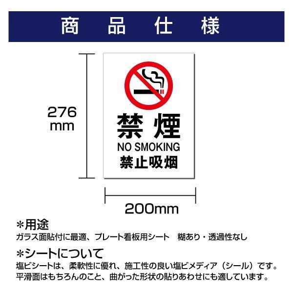 2枚組「敷地内通り抜け禁止」 立入禁止 通り抜け禁止 看板 標識 標示 表示 サイン 警告 禁止 注意  シール ステッカー sticker-029｜movementstore｜03