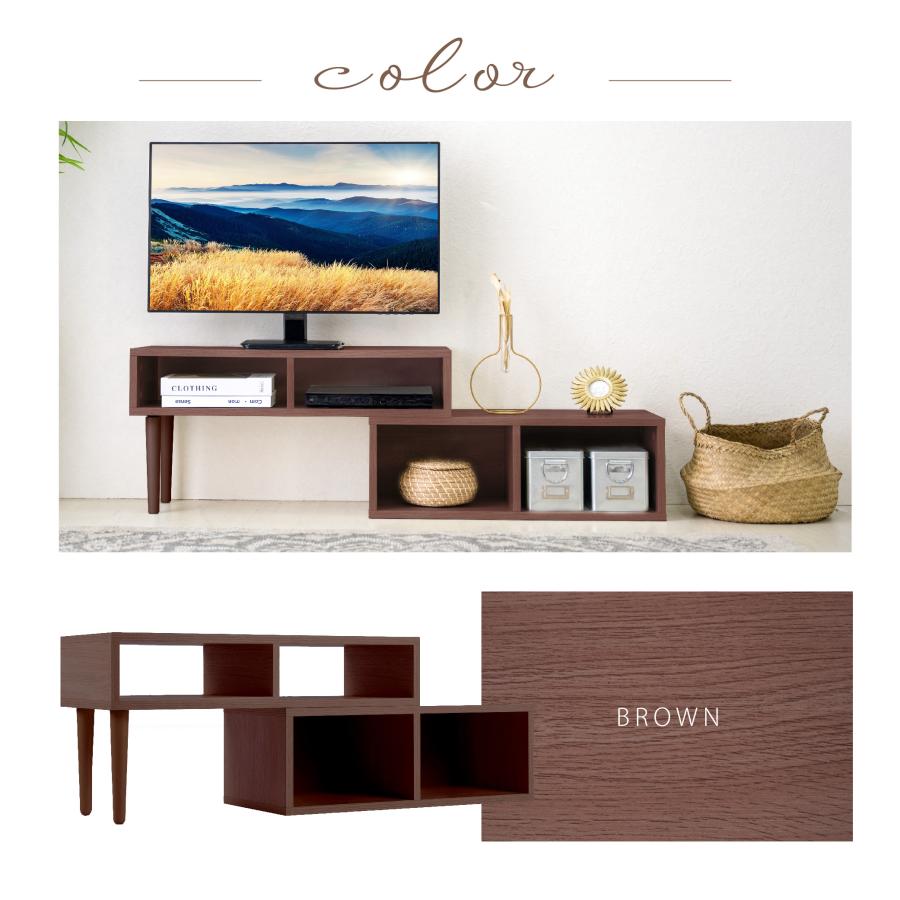 テレビ台 ローボード tv台 テレビラック 伸縮 テレビボード オープン