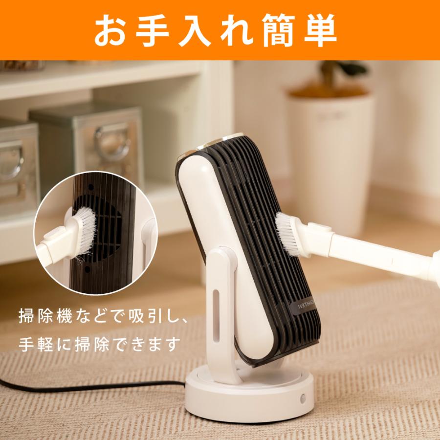 セラミックヒーター 電気ストーブ 小型 1000W セラミックファン