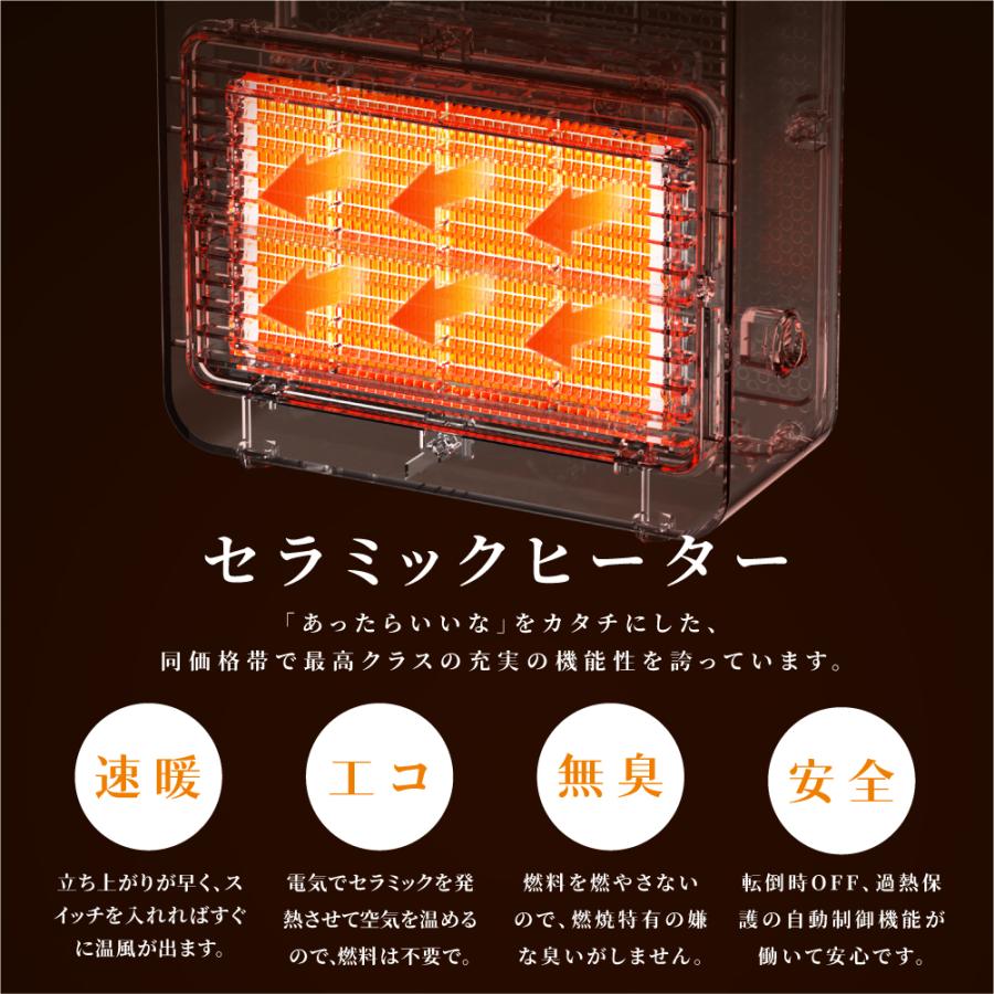 セラミックヒーター 小型 ヒーター 人感センサー 足元 即暖 省エネ