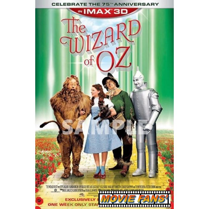 最終値下げ 映画ポスター 外国製 オズの魔法使 製作75周年記念 ３ｄ版 アメリカ版劇場用ポスター By ムービー ファンズ 正規激安 Zoetalentsolutions Com
