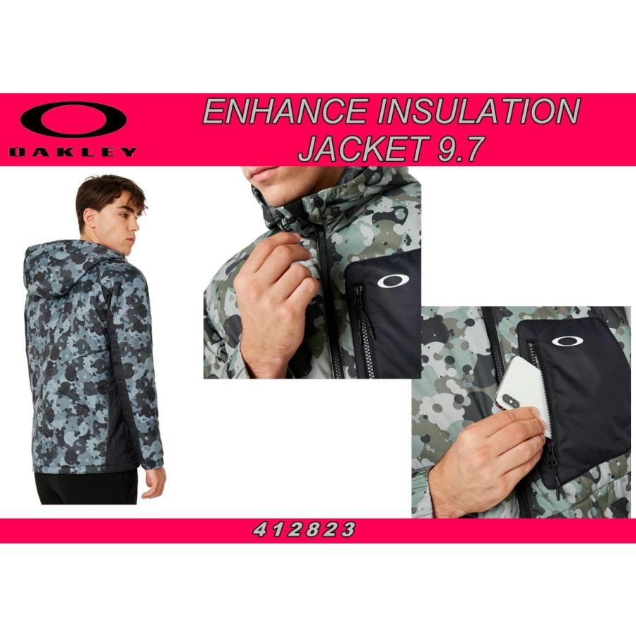 ひ*で様 OAKLEY オークリー カモフラ中綿ジャケット 上下セット ゴルフ■ OAKLEY（オークリー） 中綿ジャケット ENHANCE INSULATION JACKET 9.7