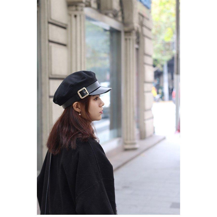 新作！！韓国ファッション マリン帽 ハンチング ベレー帽 レディースキャスケット レディース ブラック 黒 :mz016:MOW45 - 通販 -  Yahoo!ショッピング