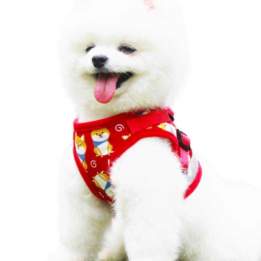 犬 ハーネス リード セット 柴犬 しばいぬ かわいい ペット用品 犬服 猫服 かわいい 安全 脱げない 小型犬 中型犬 散歩 介護用 旅行 お出かけ Dog Hn0024 Mowmow 通販 Yahoo ショッピング