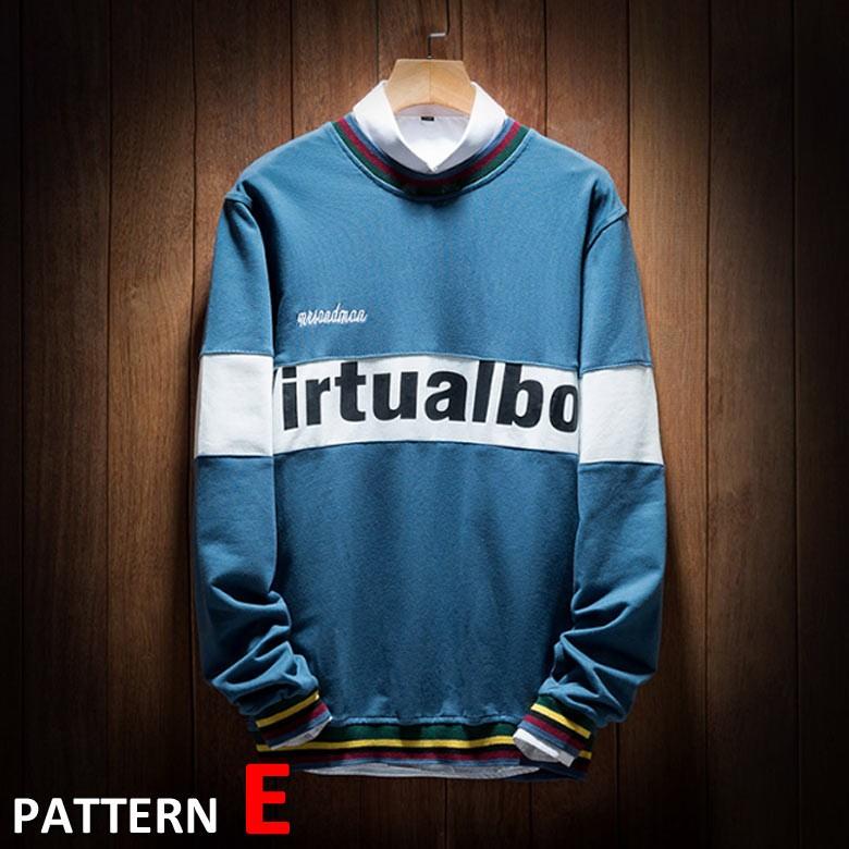 トレーナー メンズ 長袖 かっこいい おしゃれ カラフル スウェット 秋物 冬物 M Pk0018 M Pk0018 Mowmow G 通販 Yahoo ショッピング