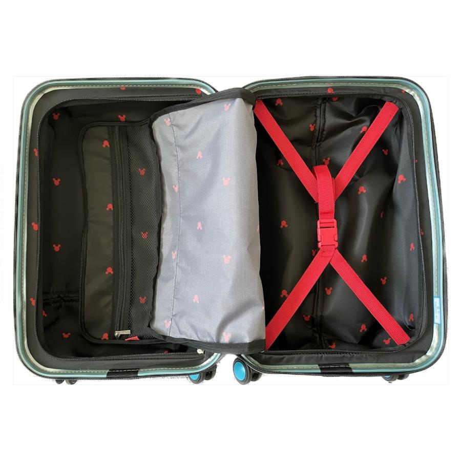 レンタル　スーツケース　機内持ち込みサイズ（1〜3泊向け）レンタル期間3日〜自由設定　ディズニー　Disney　ミッキーマウス　キャラクター　青色 |  | 04