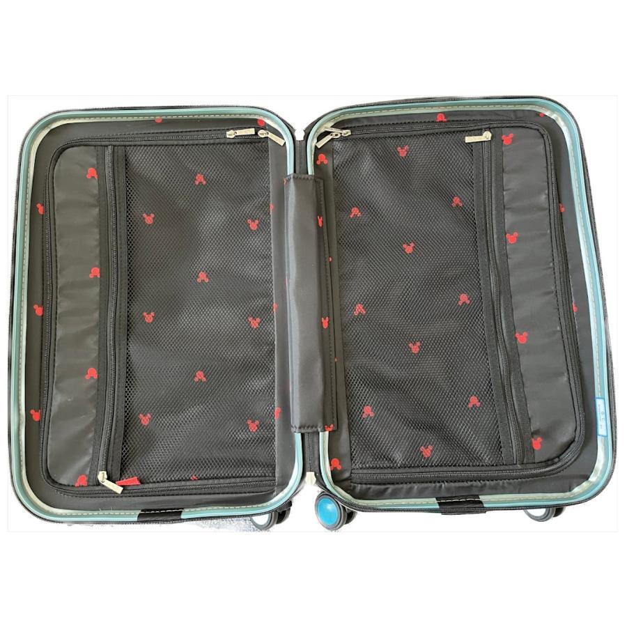 レンタル　スーツケース　Mサイズ（4〜7泊向け）レンタル期間3日〜自由設定　ディズニー　Disney　ミッキーマウス　キャラクター　水色 |  | 03