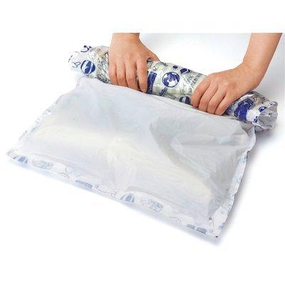 【メール便発送】くるくる丸める衣類圧縮袋　2枚入り |  | 01