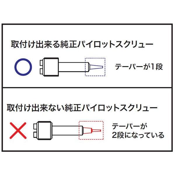武川 MIKUNI VM22 アルミパイロットスクリュー : porストア