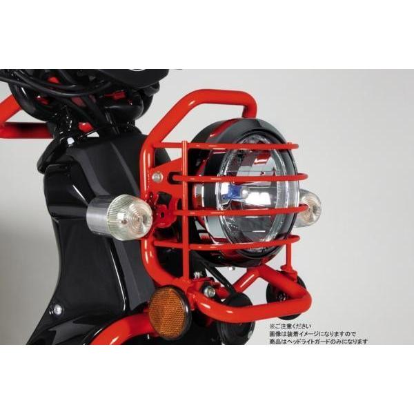 武川 クロスカブ ヘッドライトガード（レッド） /05-08-0199