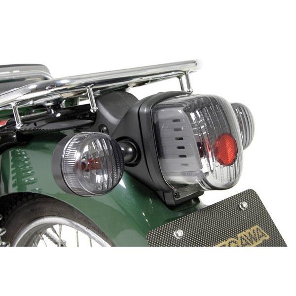 武川 スーパーカブ110FI用スモークテールレンズ /05-08-0474 : por