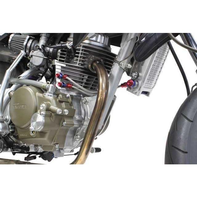武川 Ape コンパクトクールOILクーラー(4フィン/スリムラインホース