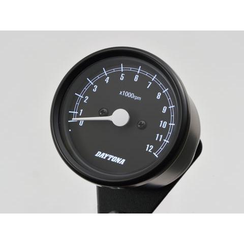 デイトナ 機械式タコメーター Φ60 (12000rpm) ブラックボディ/ブラックパネル (15630) | DAYTONA（バイク用品） | 02