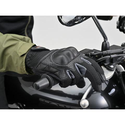 デイトナ DG-002 フルメッシュプロテクターグローブ/ブラックグレー (M) /32412 | DAYTONA（バイク用品） | 02