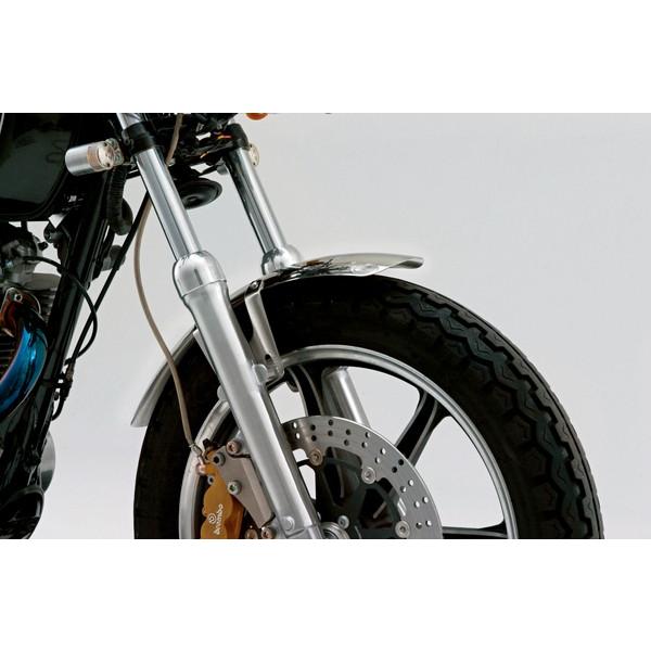 DAYTONA デイトナ ステンレスショートフロントフェンダー SR400 DAYTONA デイトナ ステンレスショートフロントフェンダー SR400