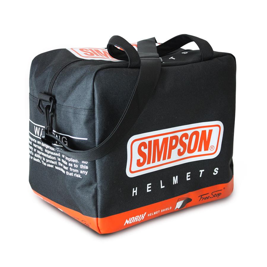 SIMSON バイク用バッグ ブラック SIMPSON（バイク） SIMPSON/シンプソン 2WAYバッグ (ヘルメット