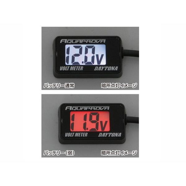 デイトナ AQUAPROVA コンパクト ボルトメーター (92386) | DAYTONA（バイク用品） | 01