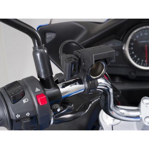 DAYTONA（バイク用品） デイトナ バイク専用電源 USB x2/シガー