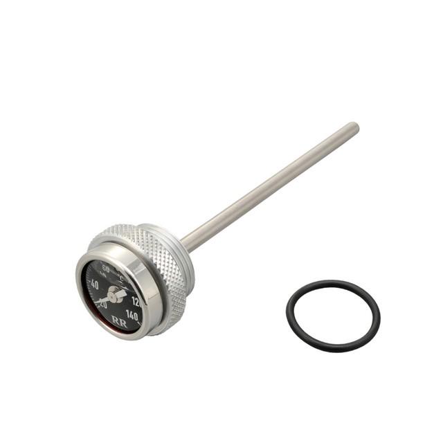 デイトナ/RR ディップスティック油温計 SR400/SR500 (93261/ブラック) | DAYTONA（バイク用品）