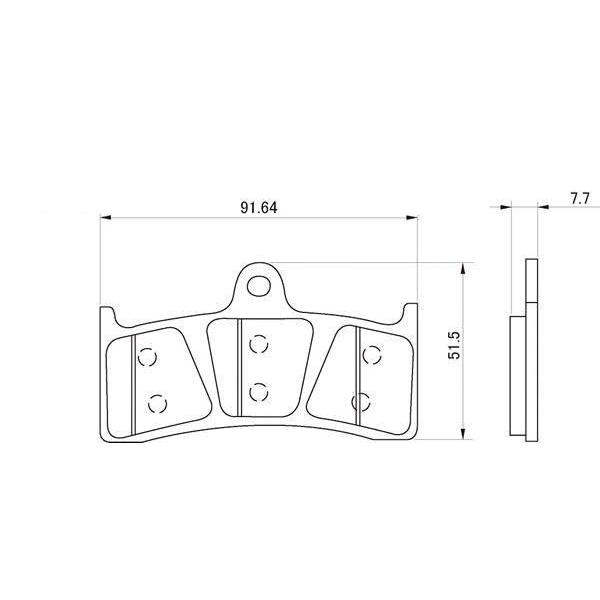 デイトナ ゴールデンパッドX (97117) | DAYTONA（バイク用品） | 01