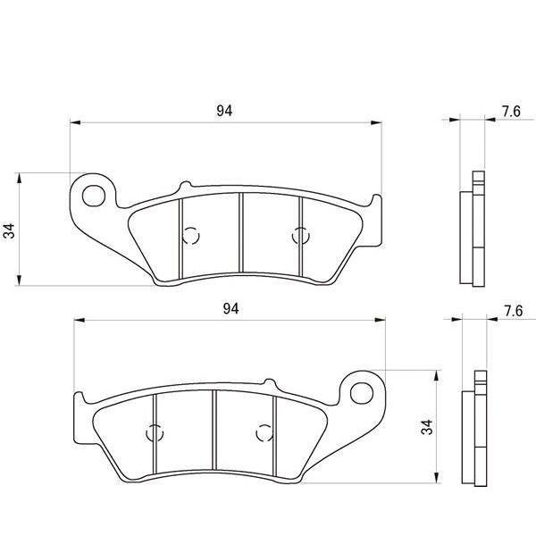 デイトナ ゴールデンパッドX (97119) | DAYTONA（バイク用品） | 01