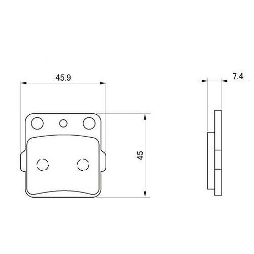 デイトナ ゴールデンパッドX (97155) | DAYTONA（バイク用品） | 01