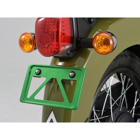 デイトナ 軽量ナンバープレートホルダー原付用角型/グリーン (99626) | DAYTONA（バイク用品） | 01