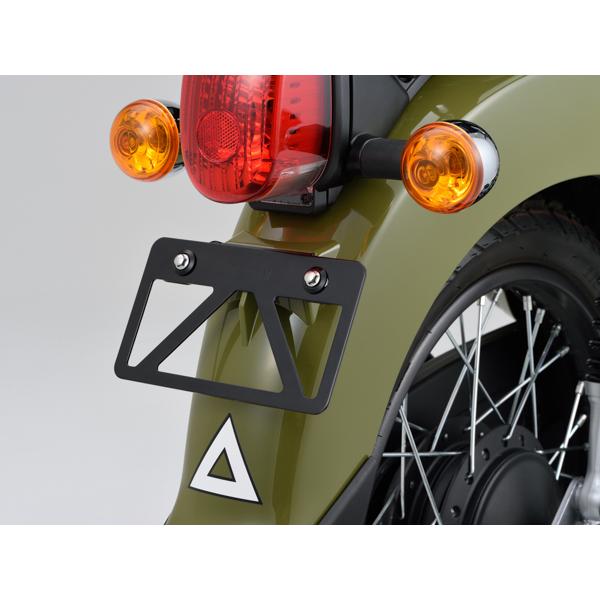 デイトナ 軽量ナンバープレートスタビライザー原付用角型/ブラック (99638) | DAYTONA（バイク用品） | 01