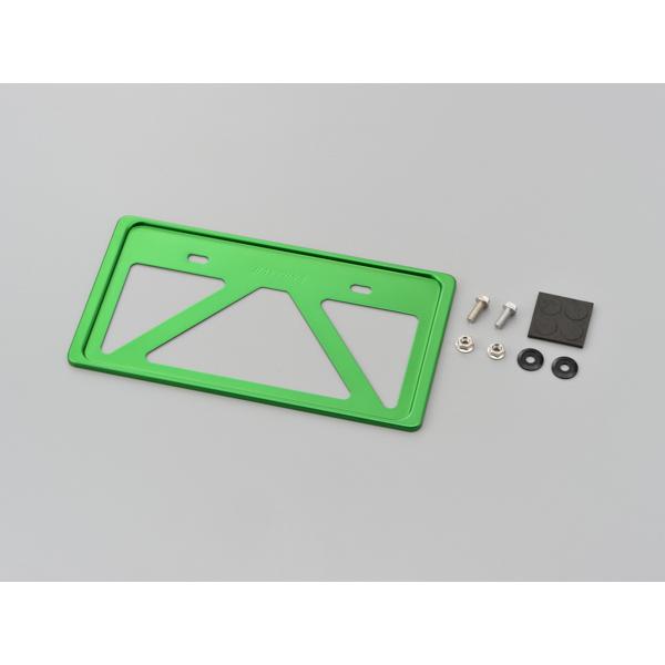デイトナ 軽量ナンバープレートホルダー 126cc以上用/グリーン (99666) | DAYTONA（バイク用品）