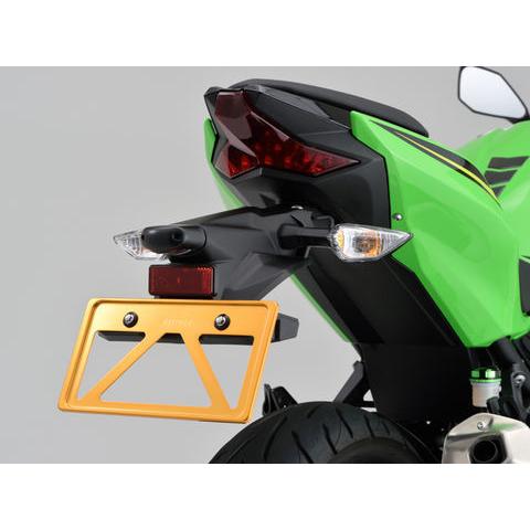 デイトナ 軽量ナンバープレートホルダー 126cc以上用/ゴールド (99667) | DAYTONA（バイク用品） | 01